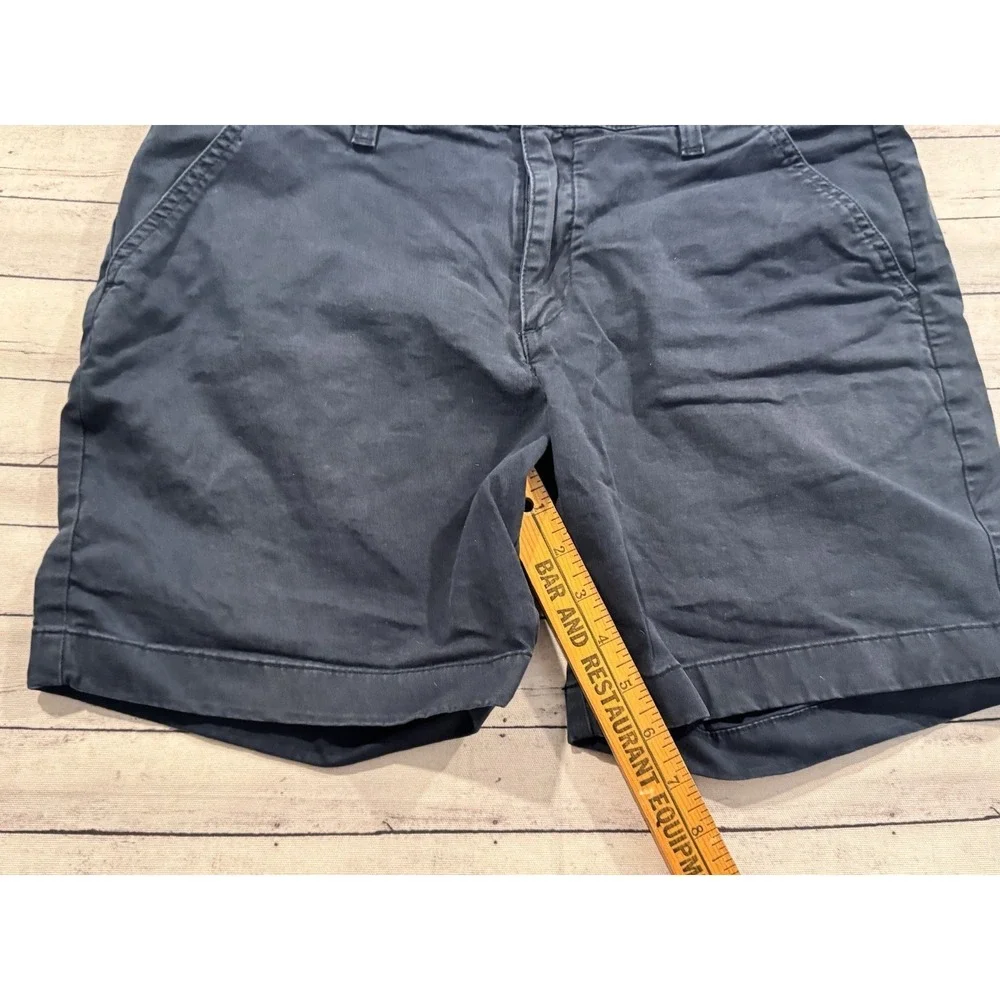 Chubbies Mens The Armadas Short Sz 33 Flat Front Stretch Twill Blue 7